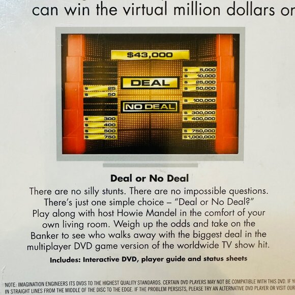 Deal or No Deal and Who Wants to be a Millionaire Interactive DVD game SEALED - Picture 8 of 10